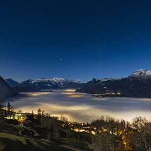 Mer de brouillard à Triesenberg