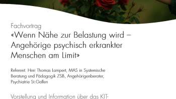 Quand la proximité devient un fardeau - Les proches de personnes atteintes de troubles psychiques à bout de souffle Quand la proximité devient un fardeau - Les proches de personnes atteintes de troubles psychiques à bout de souffle