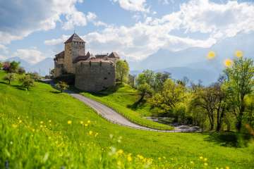 Château de Vaduz - Printemps