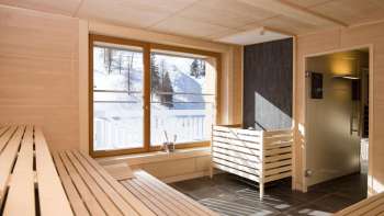 Sauna à l'hôtel JUFA de Malbun