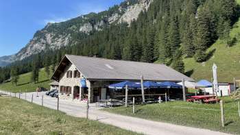 alpage de Valüna temps ensoleillé