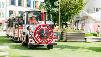 Le Citytrain la zone piétonne de Vaduz