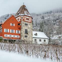 Vaduz en hiver
