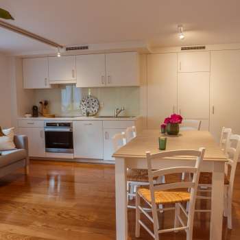 Cuisine et salle de séjour Appartement Mittagsspitze