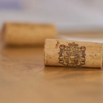 Bouchon de vin avec armoiries de la cave du Prince du Liechtenstein