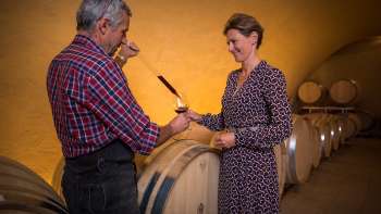 Cave du Prince du Liechtenstein, dégustation avec la princesse Marie