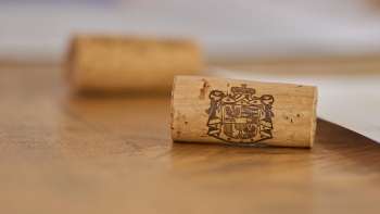 Bouchon de vin avec armoiries de la cave du Prince du Liechtenstein