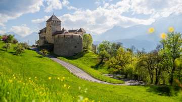 Château de Vaduz - Printemps