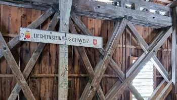 Détail de la construction intérieure du pont